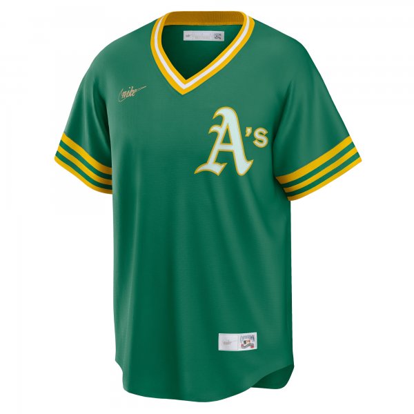 Men's Oakland Athletics Reggie Jackson Nike Kelly Green Road Cooperstown Collection Player Jersey