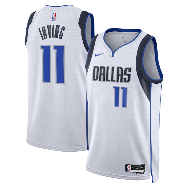 Youth Unisex Dallas Mavericks #11 Kyrie Irving Nike Association Edition White Swingman NBA Jersey