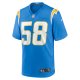 Men's Los Angeles Chargers Tae Crowder Nike Powder Blue Team Game Jersey