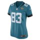 Women's Jacksonville Jaguars Jaylon Moore Nike Teal Game Player Jersey