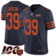 Chicago Bears #39 Eddie Jackson Navy Blue Alternate Men's Stitched NFL 100th Season Vapor Limited Jersey