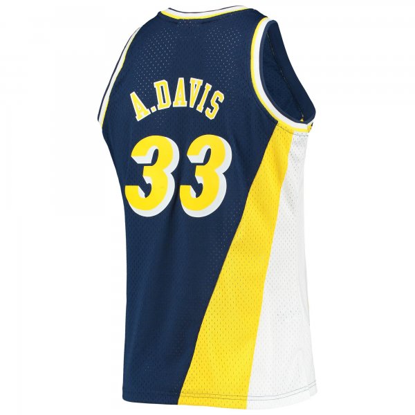 Men's Indiana Pacers Antonio Davis Mitchell & Ness Navy 1996/97 Hardwood Classics Swingman Jersey