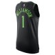 Men's New Orleans Pelicans Zion Williamson Nike Black  Jersey - City Edition