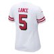 Women's San Francisco 49ers Trey Lance Nike White Player Jersey