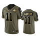 Tampa Bay Buccaneers Blaine Gabbert Olive Gold 2021 Salute To Service Men's Limited NFL Jersey