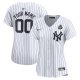 Women's New York Yankees Nike White 2024 World Series Home Custom Limited Jersey