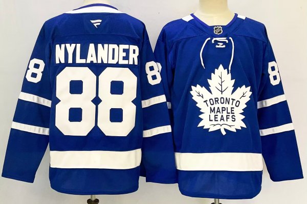 Men's #88 William Nylander Toronto Maple Leafs Blue City Edition Jersey