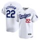 Men's Los Angeles Dodgers Clayton Kershaw Nike White Home Limited Player Jersey