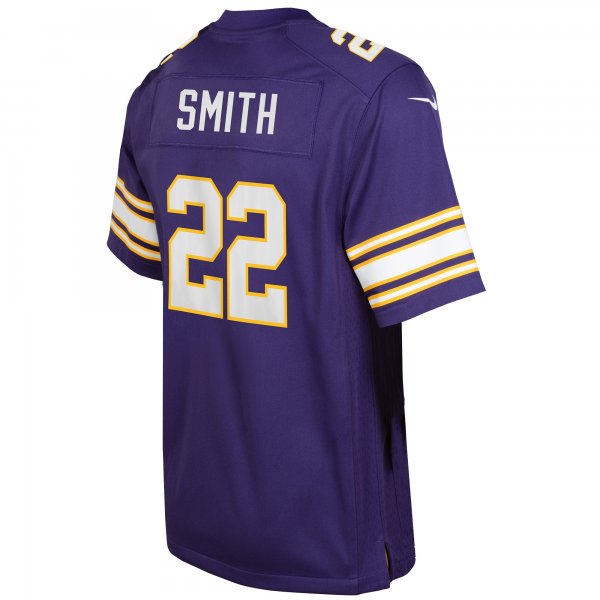 Youth Minnesota Vikings Harrison Smith Nike Purple Game Jersey