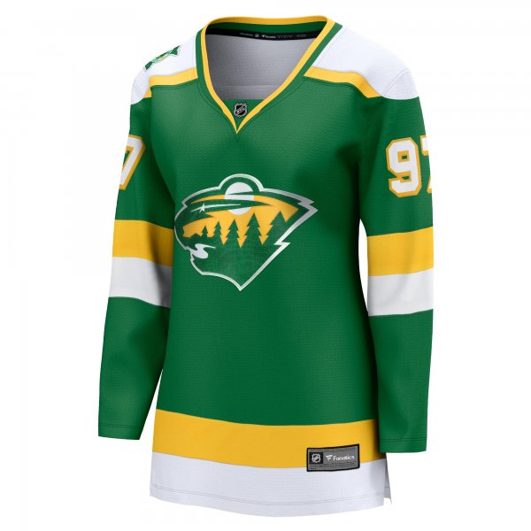 Women's Minnesota Wild Kirill Kaprizov Fanatics Green Alternate Premier Breakaway Player Jersey