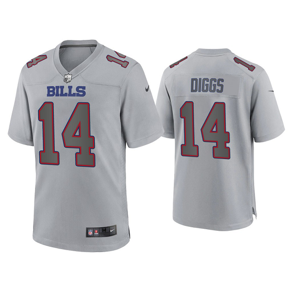 Men's Buffalo Bills Stefon Diggs Gray Atmosphere Fashion Game Jersey