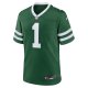 Men's New York Jets Olu Fashanu Nike Gotham Green 2024 NFL Draft First Round Pick Player Game Jersey