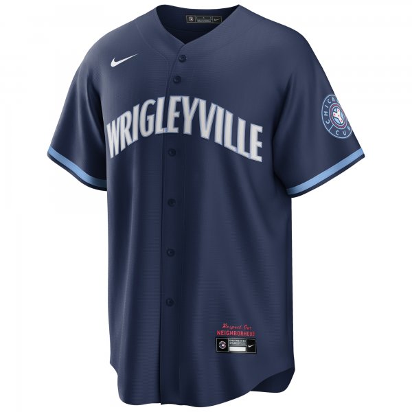 Men's Chicago Cubs Nike Navy City Connect Replica Jersey