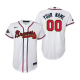 Youth Custom Atlanta Braves White 2022 Gold Program MLB Jersey