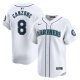 Men's Seattle Mariners Dominic Canzone Nike White Home Limited Player Jersey