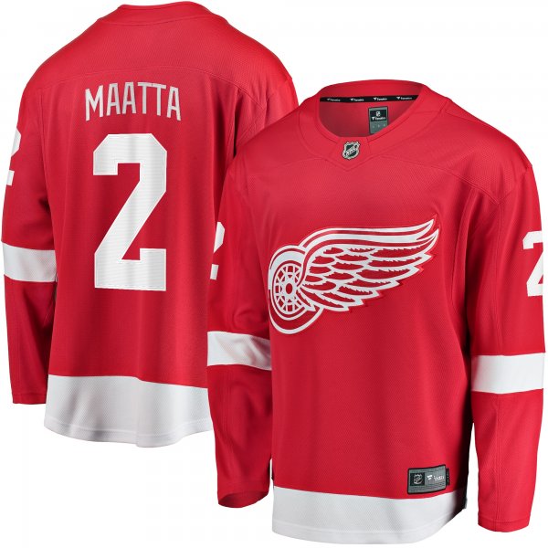 Men's Detroit Red Wings Olli Maatta Fanatics Red Home Breakaway Player Jersey