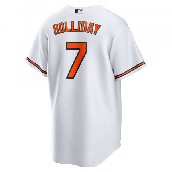 Men's Baltimore Orioles Jackson Holliday Nike White Home Replica Player Jersey