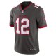 Men's Tampa Bay Buccaneers Tom Brady Nike Pewter Alternate Vapor Untouchable Limited Jersey