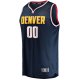 Men's Denver Nuggets Markus Howard Fanatics Navy 2021/22 Fast Break Replica Jersey - Icon Edition