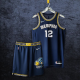 Men's Memphis Grizzlies #12 Ja Morant City 2021-22 75th Anniversary Navy City Edition NBA Suit