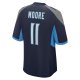 Men's Tennessee Titans Chris Moore Nike  Navy  Game Jersey