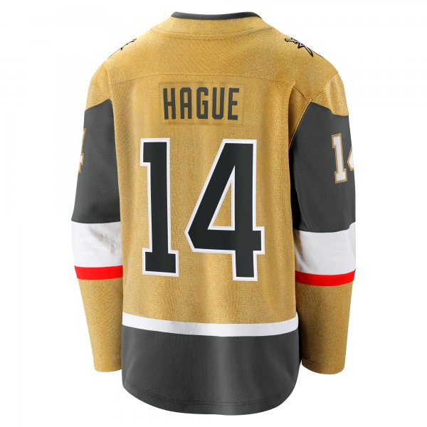 Men's Vegas Golden Knights Nicolas Hague Fanatics Gold Home Premier Breakaway Player Jersey