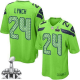 Nike Seattle Seahawks #24 Marshawn Lynch Green Alternate Super Bowl XLIX Youth Stitched NFL Elite Jersey