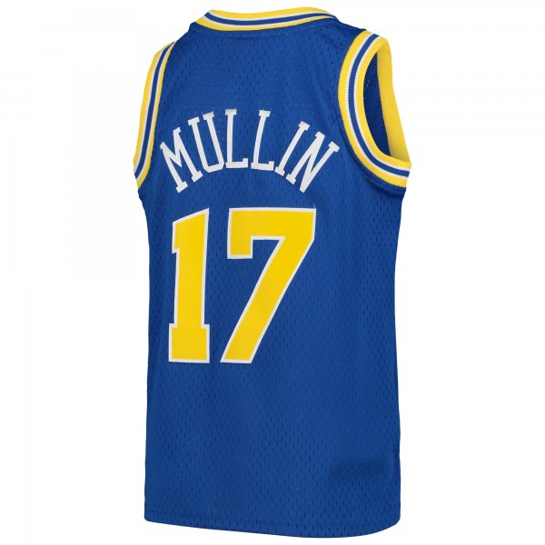 Youth Golden State Warriors Chris Mullin Mitchell & Ness Royal 1993/94 Hardwood Classics Swingman Jersey