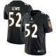 Nike Baltimore Ravens #52 Ray Lewis Black Alternate Men's Stitched NFL Vapor Untouchable Limited Jersey