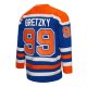 Men's Edmonton Oilers Wayne Gretzky Mitchell & Ness Royal Captain Patch 1986/87 Blue Line Player Jersey