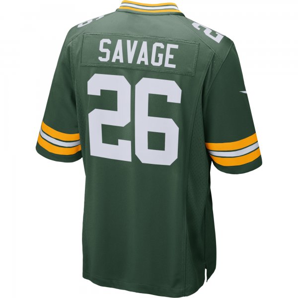 Men's Green Bay Packers Darnell Savage Nike Green Game Jersey