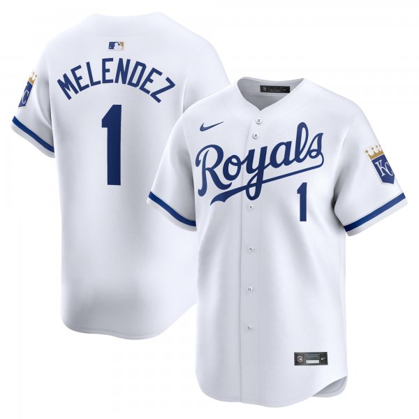 Men's Kansas City Royals MJ Melendez Nike White Home Limited Player Jersey