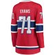 Women's Montreal Canadiens Jake Evans Fanatics Red Home Breakaway Player Jersey