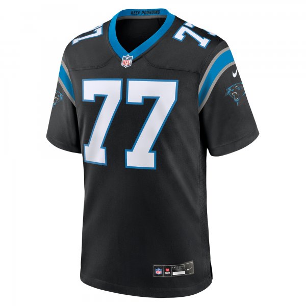 Men's Carolina Panthers Deonte Brown Nike Black Team Game Jersey