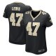 Women's New Orleans Saints Terrell Lewis Nike  Black  Game Jersey