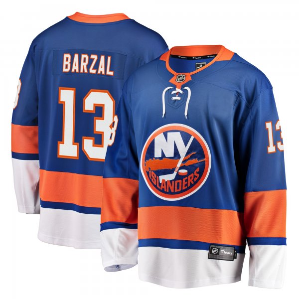 Men's New York Islanders Mathew Barzal Fanatics Royal Breakaway Player Jersey