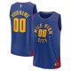 Youth Denver Nuggets Fanatics Blue Fast Break Replica Custom Jersey - Statement Edition