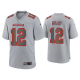 Men's Tampa Bay Buccaneers Tom Brady Gray Atmosphere Fashion Game Jersey