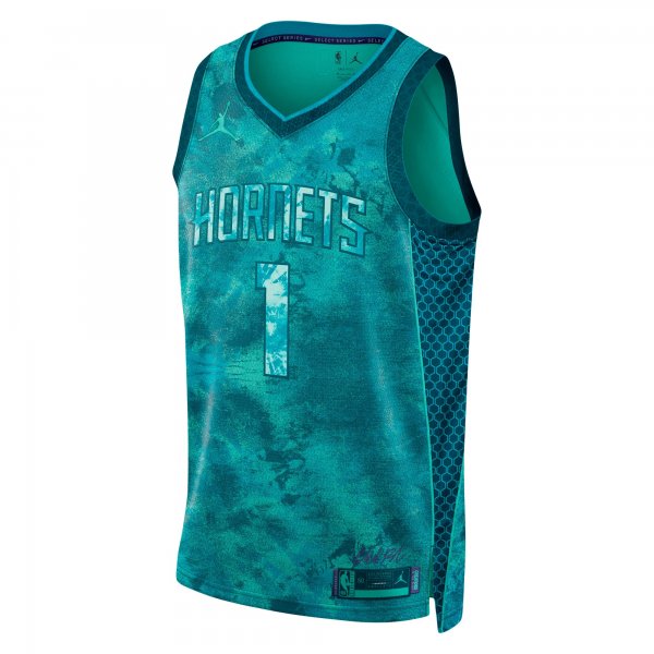 Unisex Charlotte Hornets LaMelo Ball Jordan Brand Teal Select Series Swingman Jersey