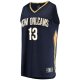 Youth New Orleans Pelicans Kira Lewis Jr. Fanatics Navy Fast Break Replica Jersey - Icon Edition