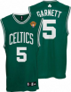 Men's Boston Celtics #5 Kevin Garnett Stitched Green Final Patch NBA Jersey