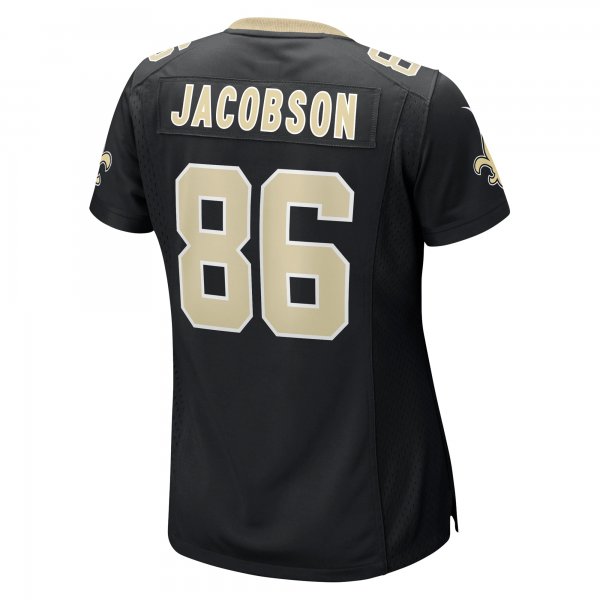 Women's New Orleans Saints Michael Jacobson Nike  Black  Game Jersey