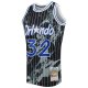 Men's Orlando Magic Shaquille O'Neal Mitchell & Ness Black 1994/95 Hardwood Classics Marble Swingman Jersey