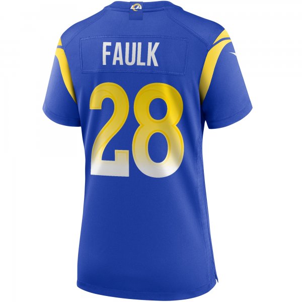 Women's Los Angeles Rams Marshall Faulk Nike Royal Game Retired Player Jersey