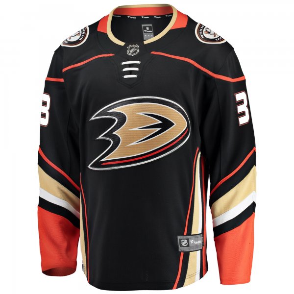 Men's Anaheim Ducks Jakob Silfverberg Fanatics Black Breakaway Player Jersey