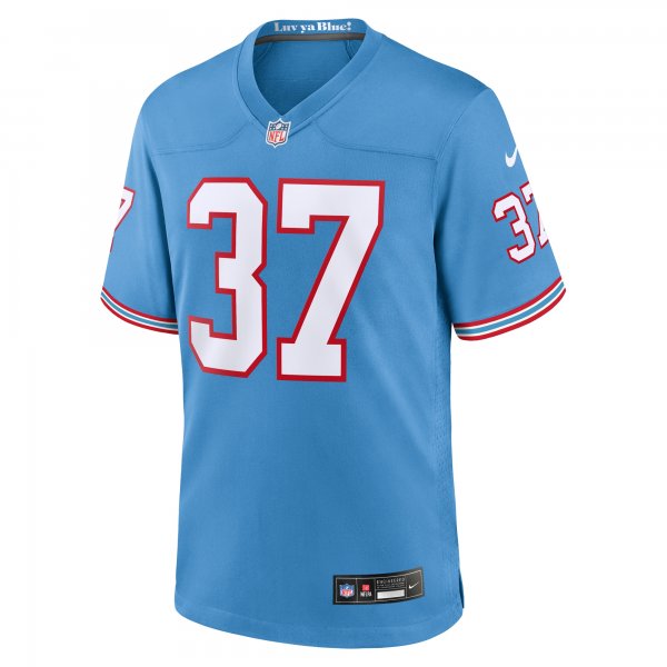 Men's Tennessee Titans Amani Hooker Nike Light Blue Oilers Throwback Player Game Jersey