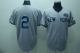 New York Yankees #2 Derek Jeter Grey GMS The Boss Stitched MLB Jersey