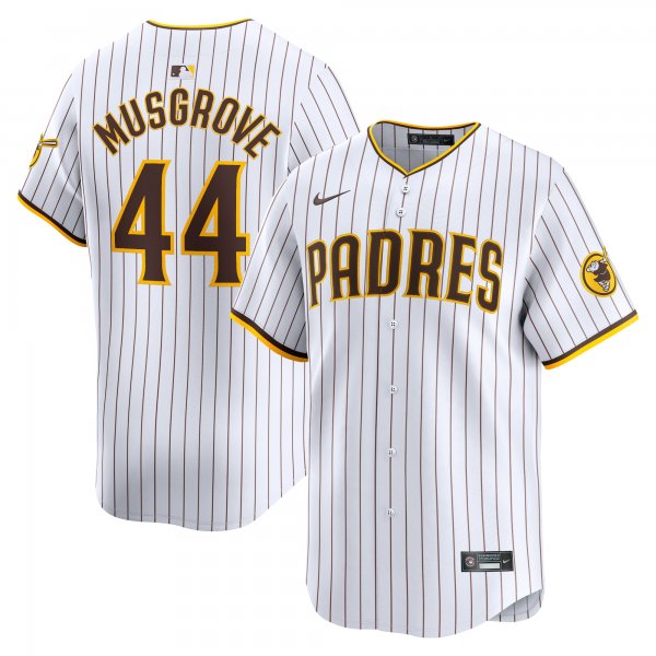 Men's San Diego Padres Joe Musgrove Nike White Home Limited Player Jersey