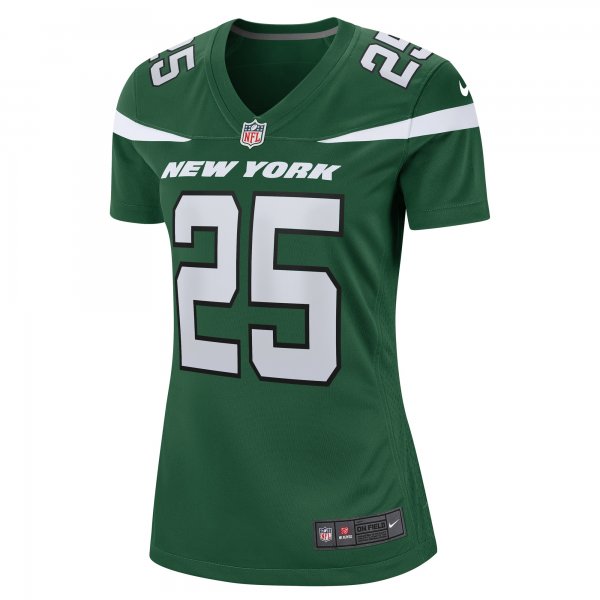 Women's New York Jets Israel Abanikanda Nike Gotham Green  Game Jersey