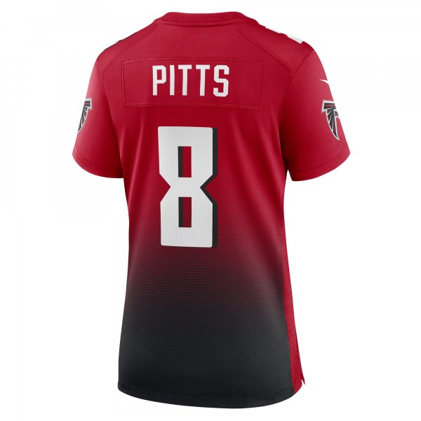 Women's Atlanta Falcons Kyle Pitts Nike Red Alternate Game Jersey